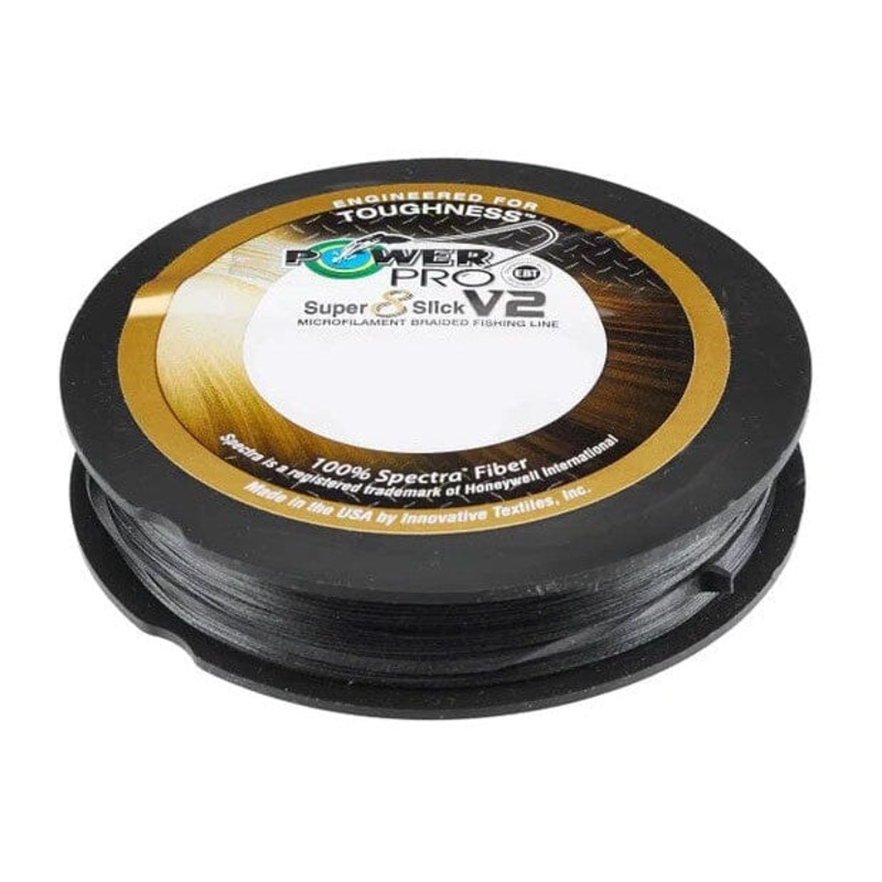 Power Pro Super8Slick V2 Braided Line Onyx 8lb 150yds
