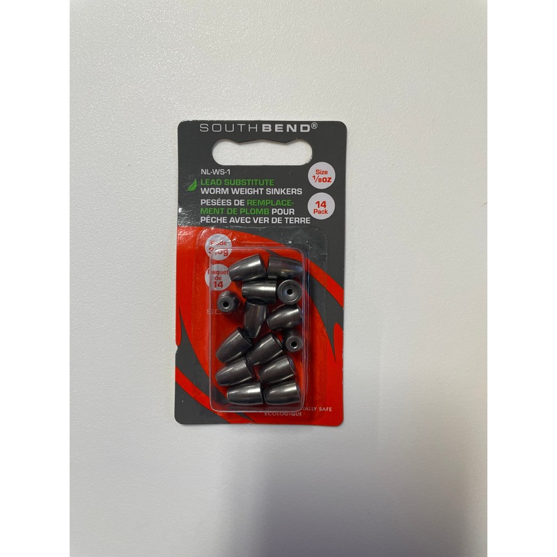 Southbend Worm Weights 1/8oz 14ct