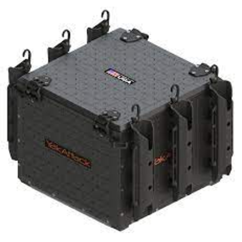 YakAttack BlackPak Pro Kayak Fishing Crate – 16″ x 16″ Orange