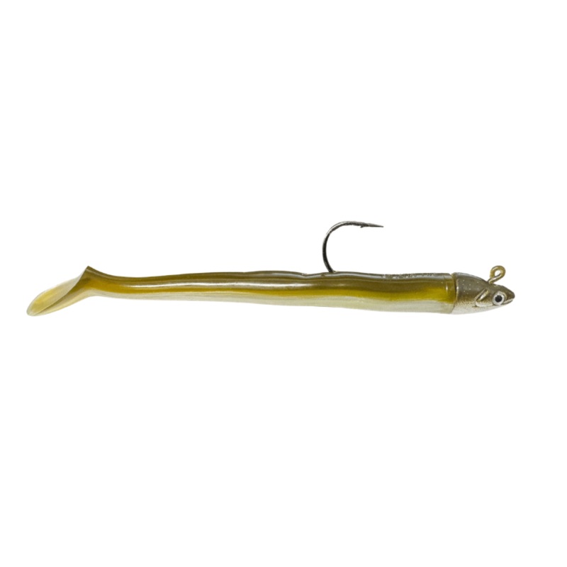 Bill Hurley 2.5oz 7.5″ Rigged Paddletail 1pk Olive