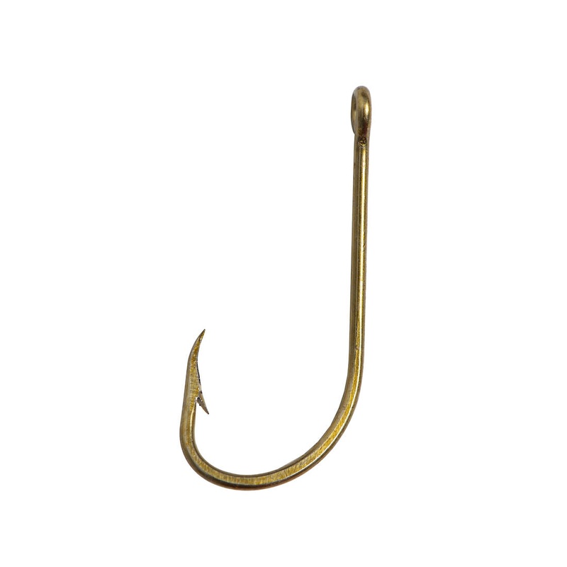 Mustad 92671 BR Beak Hook Bronze #4 10ct 92671-BR