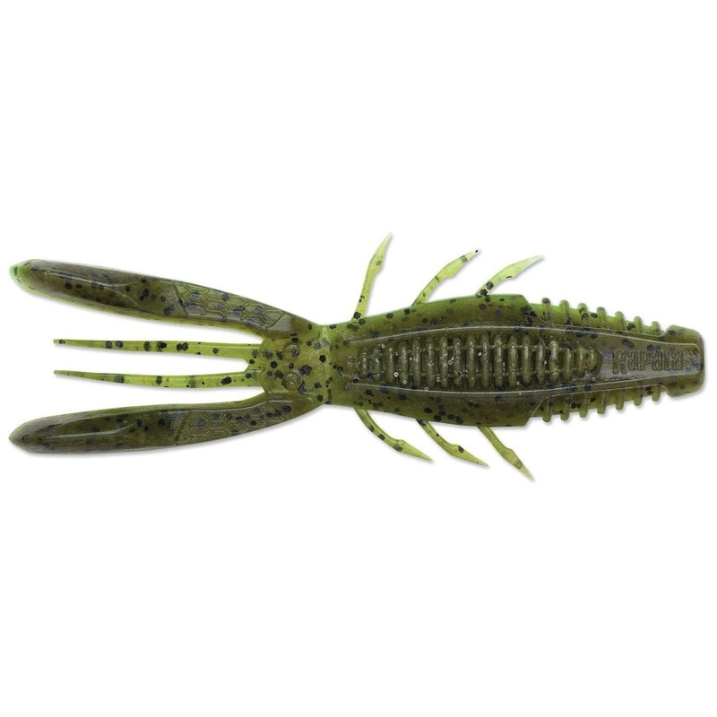 Rapala Crush City 4″ Bronco Bug Green Pumpkin Chart. Pepper