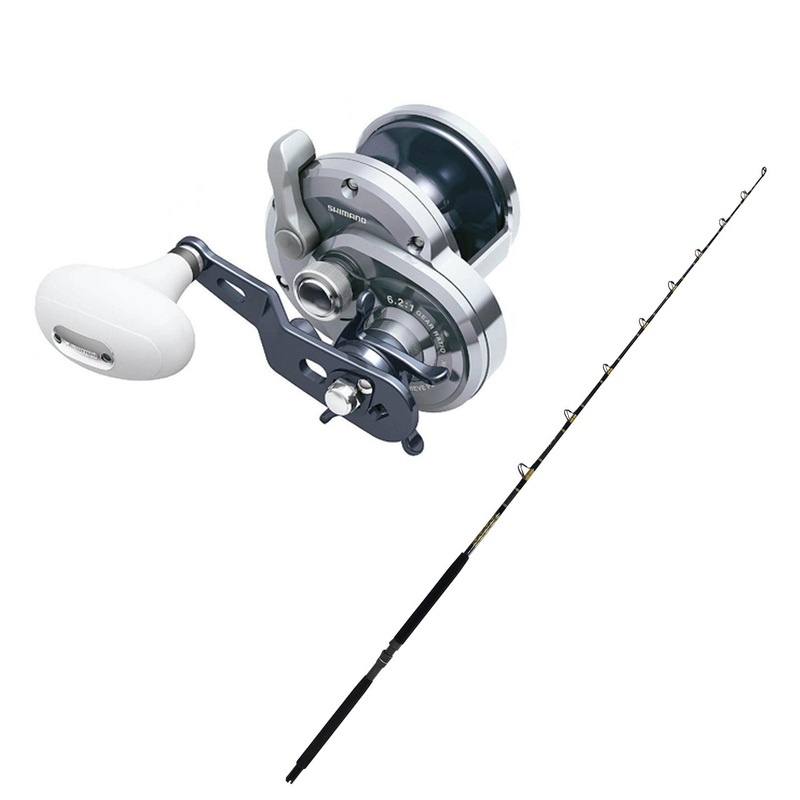 SHIMANO Trinidad 12A Reel with KC 10-25 6’6″ Composite CHAOS Gold Combo