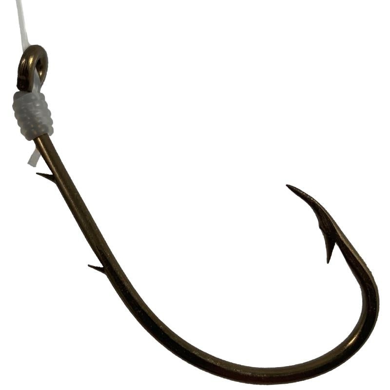 Tide Rite M36BBH Mono Snelled Hooks 6pk 36″ 7/0