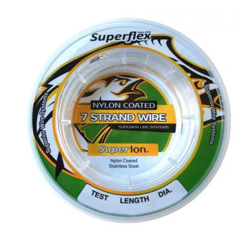 Superflex Superlon Nylon Coated Wire 300M 135lb