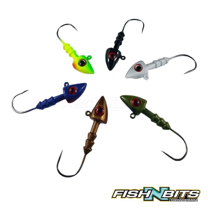 Bassman – Jigheads 7g Olive