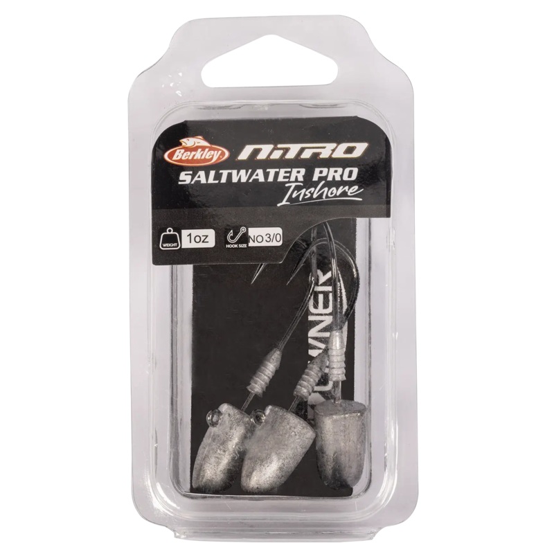 Berkley Nitro Saltwater Pro Inshore Jigheads 1/8OZ 1/0