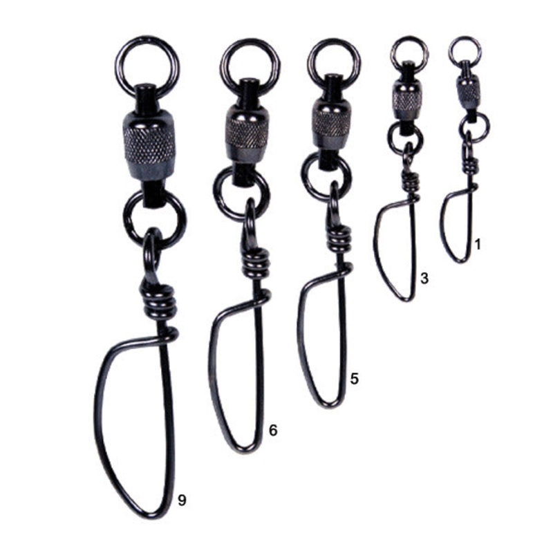 Billfisher 2PK Krok Ball Bearing Snap Swivels 1