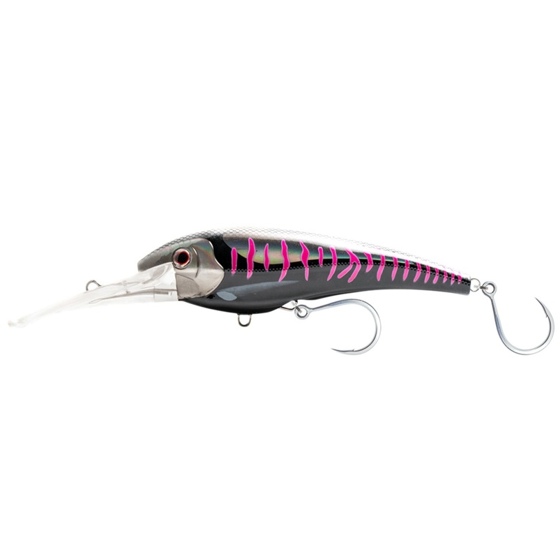 Nomad Design DTX Minnows Black Pink Mackerel 8 in (Sinking)
