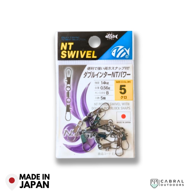 NT Power Swivel with Double Interlock Snaps | Size: 2-5 2