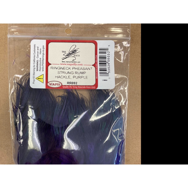 Ringneck Pheasant Strung Rump Hackle Natural