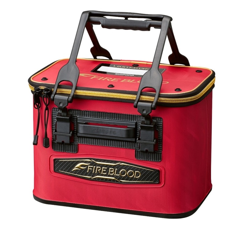 Shimano Fireblood Burley Bucket (Hard Type) BK-112T Fireblood Red 36cm