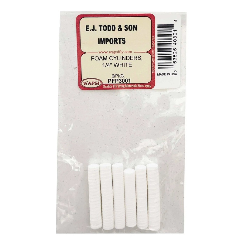 Wapsi Foam Cylinders 1/4″ White