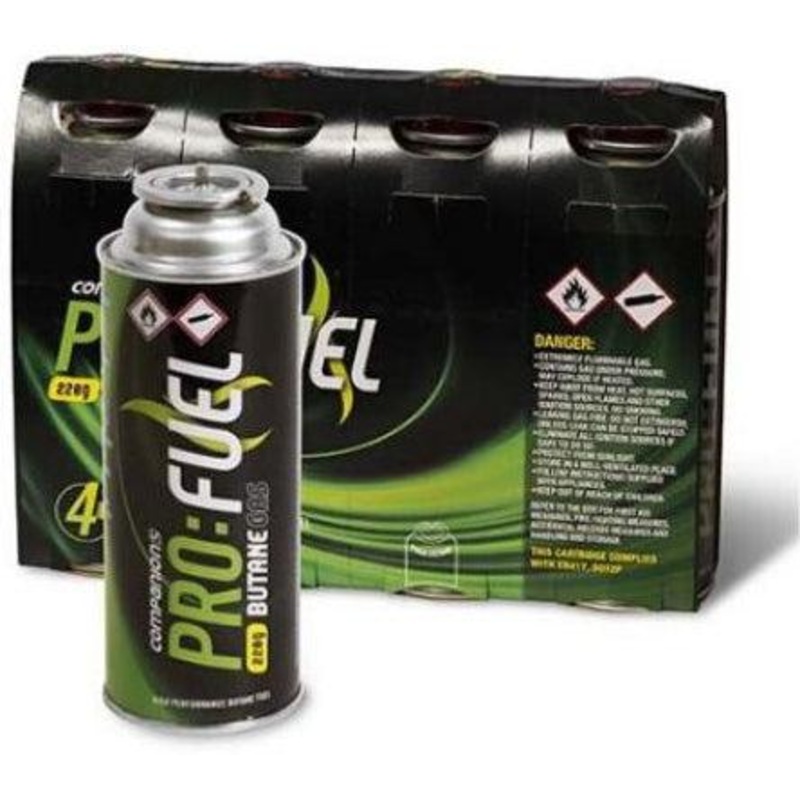Companion Pro Fuel Butane Gas 220g 4 Pack