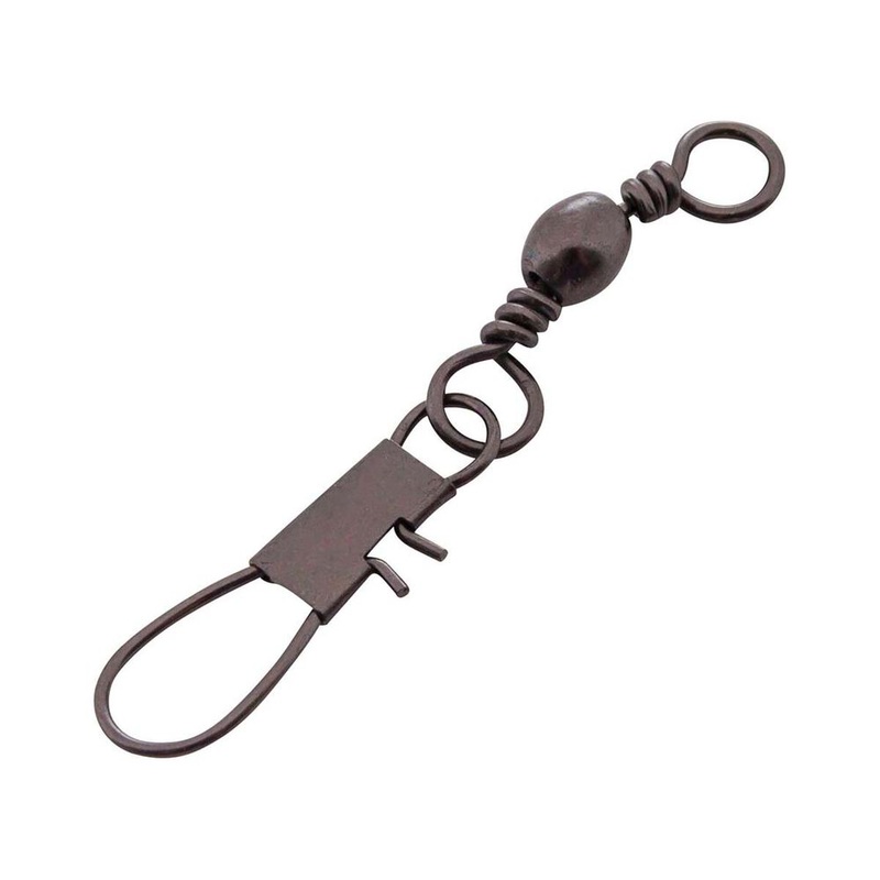 Instinct Black Barrel Interlock Snap Swivel Bulk Value Pack 1