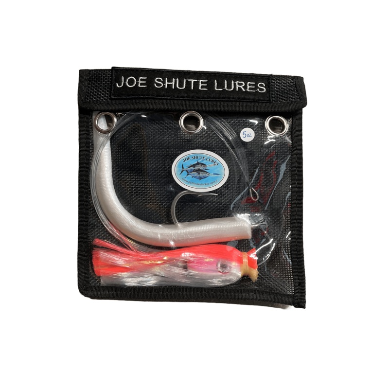 Joe Shute Lures Rigged Ballyhoo 3oz Pink/Crystal