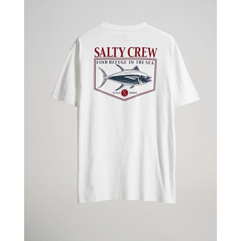 Salty Crew Angler Standard Tee White L