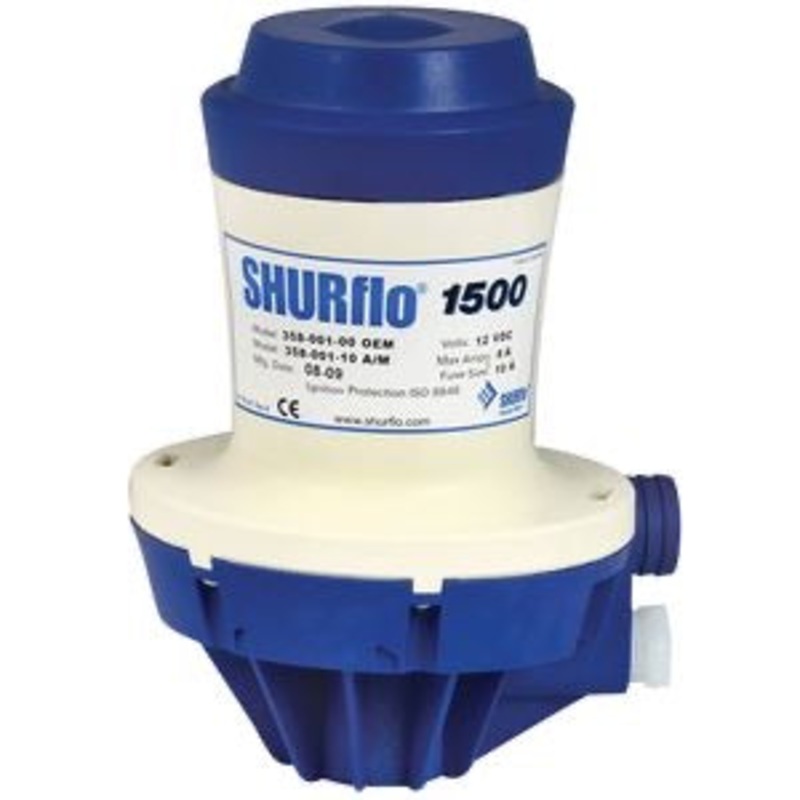 Shurflo 1500 gph live well pump