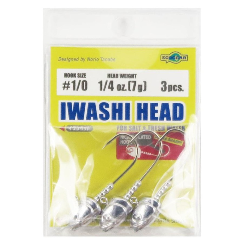 Ecogear IWASHI JIG HEAD 3.5g / #2