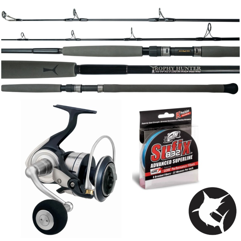 GT/Big Kingfish Stickbait Combo – Topwater 808 / Certate SW 18000
