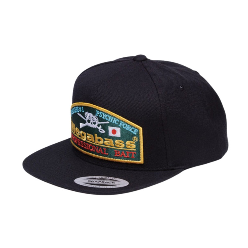 Megabass Snapback Cap Black
