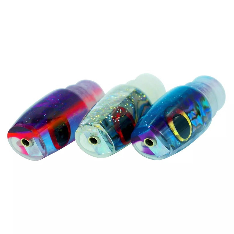 Polu Kai 6″ Mac Nut Purple Head/Pink Stripe