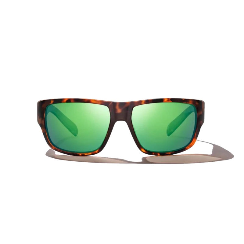 BAJIO Piedra Brown Tortoise Matte | Green Mirror Glass