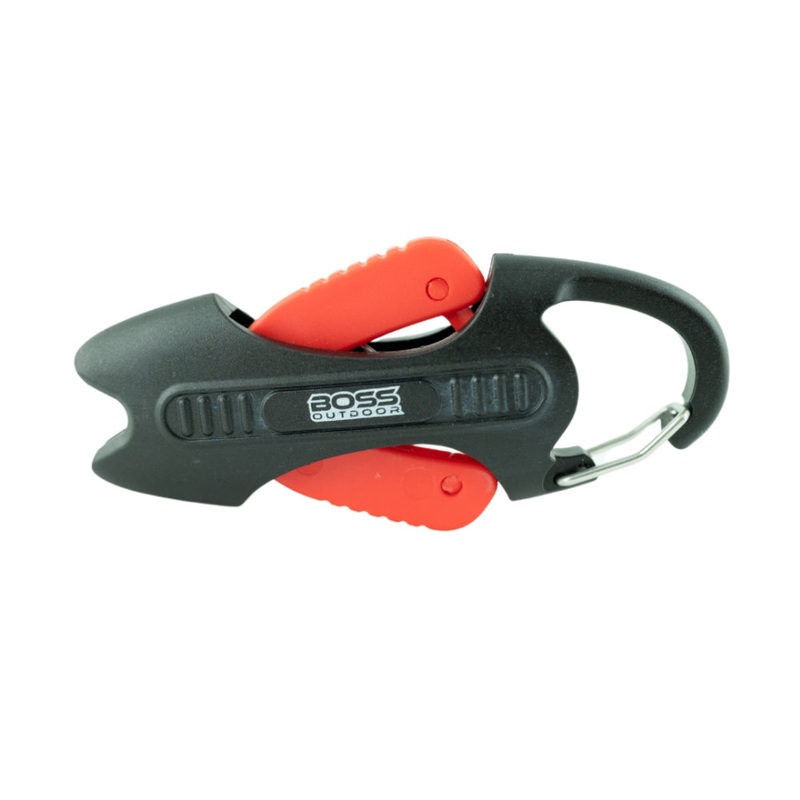 Boss Ceramic Retractable Scissors 10CM RED