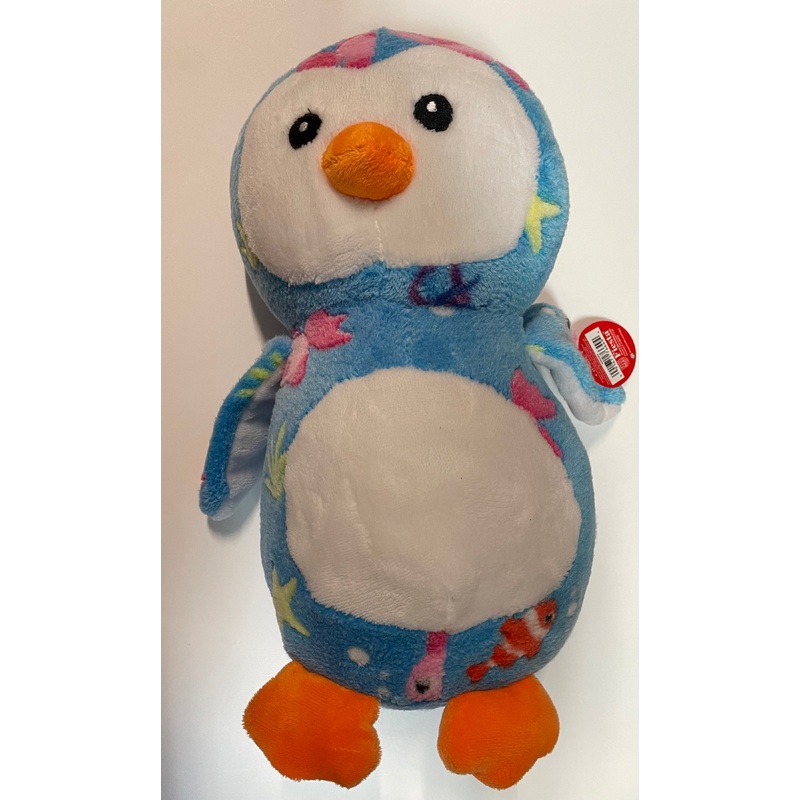 Fiesta 12 Blue Coral Reef Sealife Print stuffed Penguin