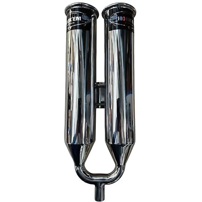 Live Bait Tube Dble 4In Quick Release 4 INCH STAINLESS STEEL