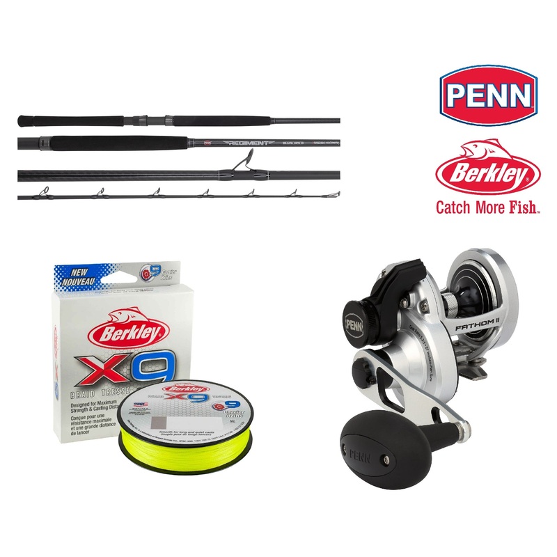 Penn Fathom PE 3 Overhead Jigging Set Up
