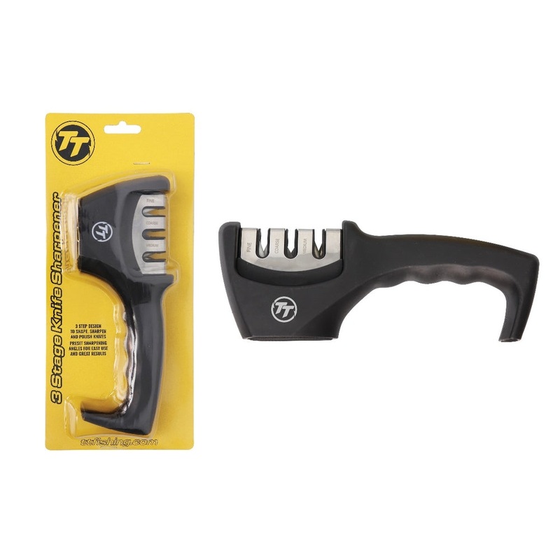 TT Tackle Tactics HD 3 Stage Knife Sharpener 5014