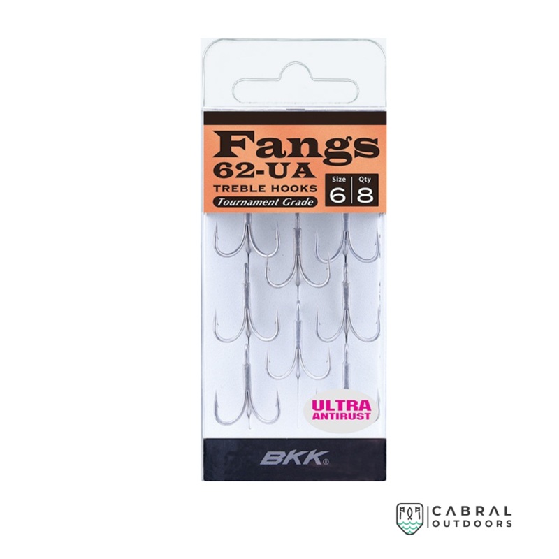 BKK Fangs 62 UA Treble Hook  | Size 3 – 6 | 3