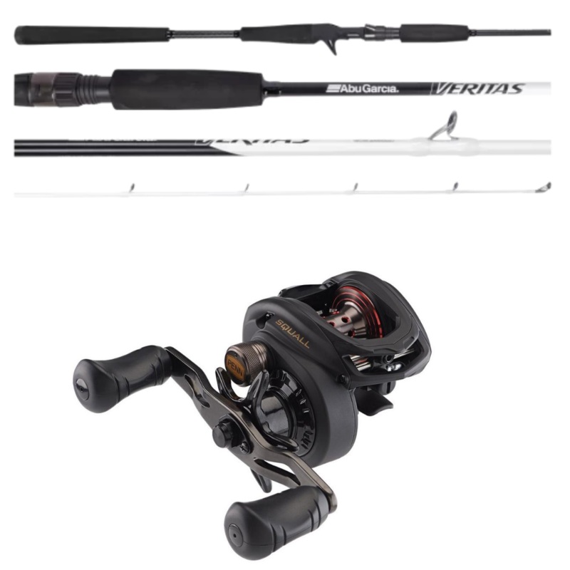 Penn Squall Abu Veritas Ultimate PE3-5 Overhead Jig Package