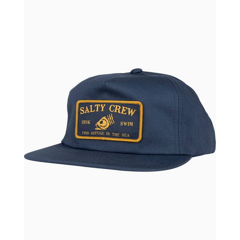 Salty Crew Fishhead 5 Panel Hat Navy