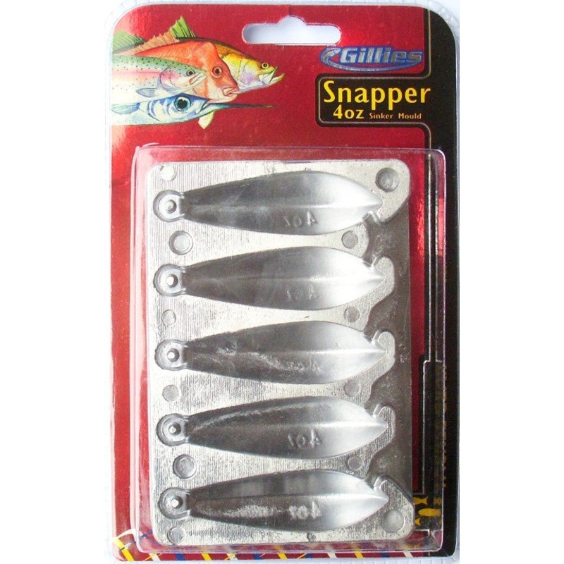 Gillies Snapper Lead Sinker Mould 16 oz