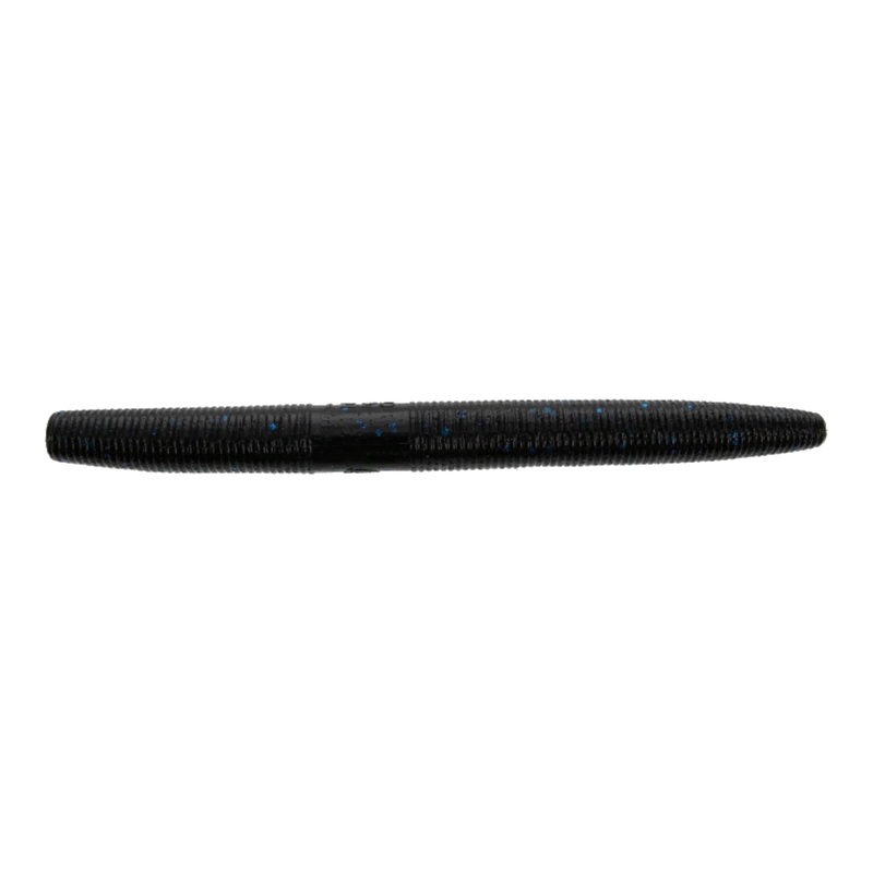 Yamamoto 5″ Fat Senko 021 – Black w/Lg Blue Flake