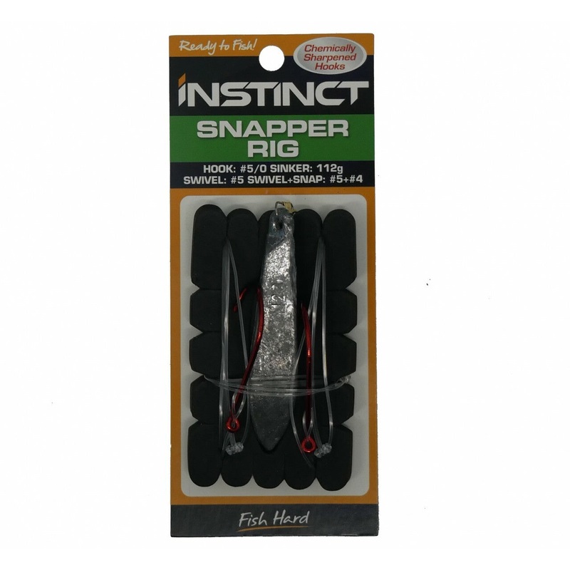 Instinct IN059A Pre Tied Paternoster Snapper Rig with Sinker