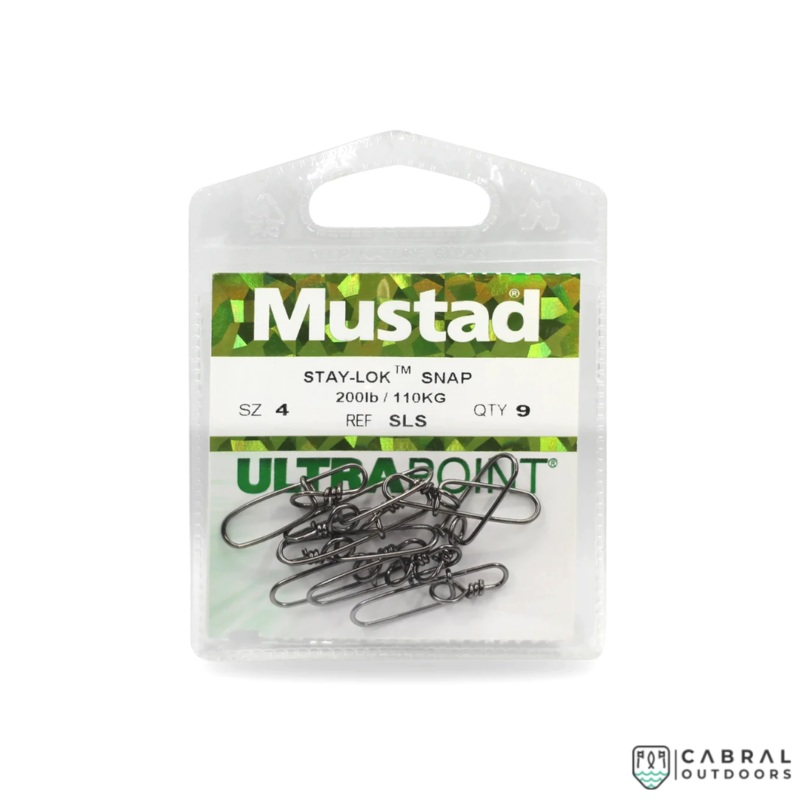 Mustad Stay-Lock Ultrapoint Snap | Size- 5-7 5