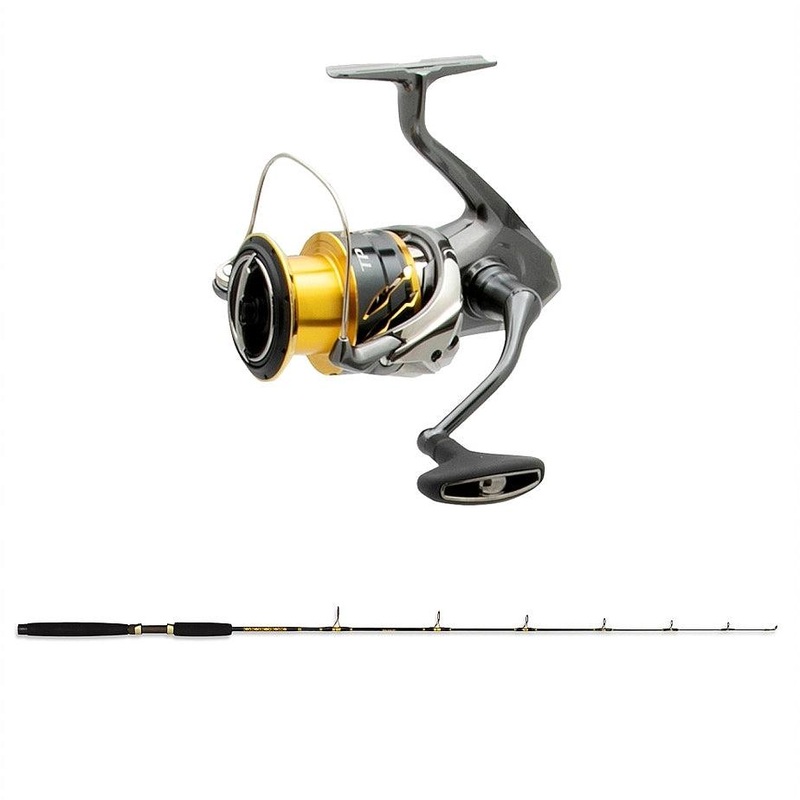Shimano TWIN POWER 2500 FD with SPGF 8-17 7’0″ CHAOS Gold Combo