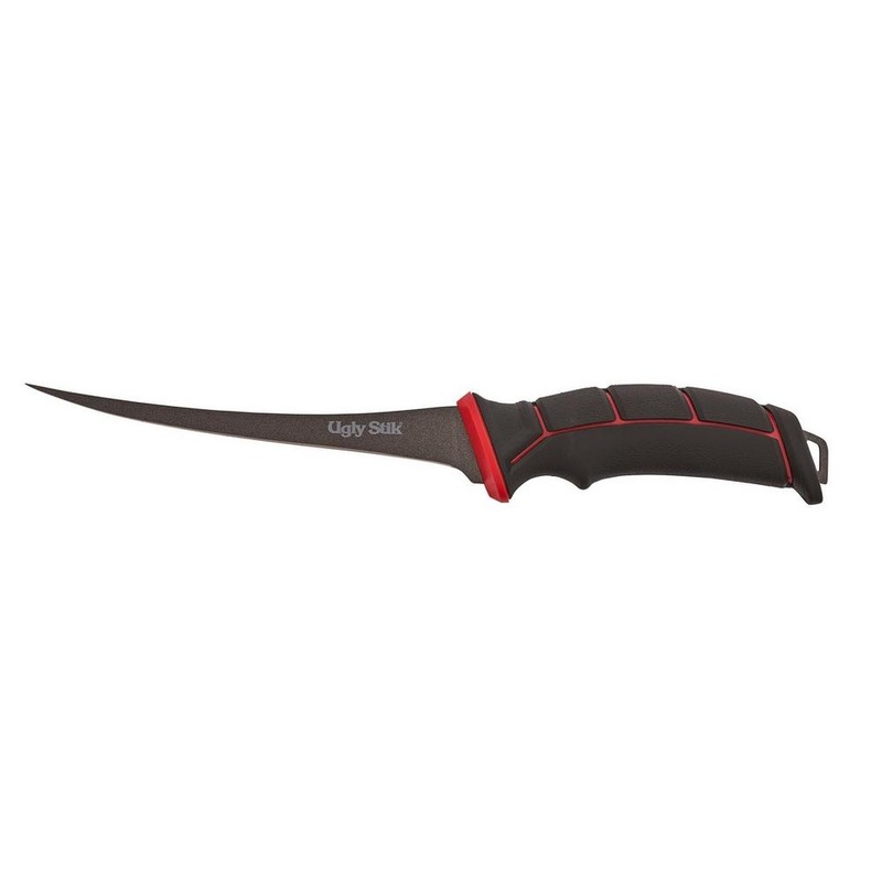 Ugly Stik Ugly Tools 7in Boning Knife – Black/Red