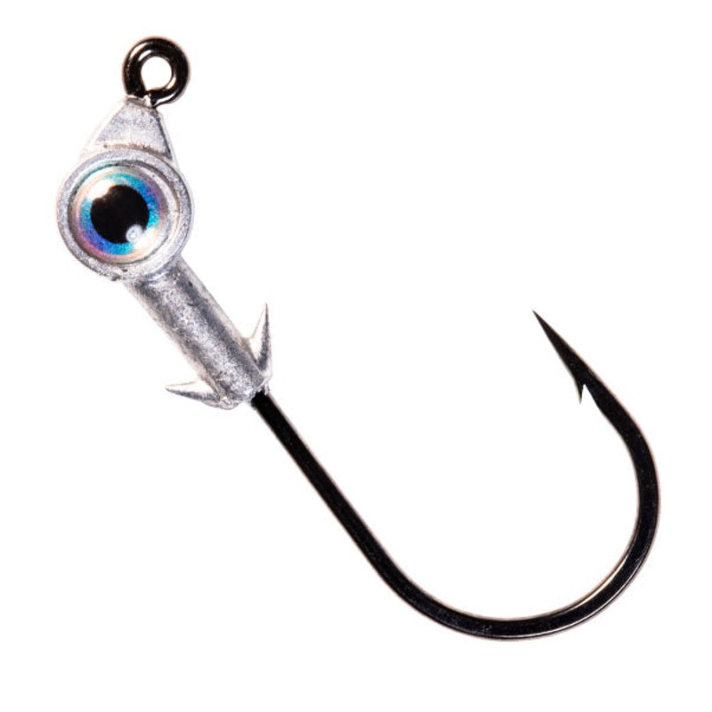 Z-Man Swimbait Eye Jigheads Glow 3/0 – 1/4 Oz 3 Pack
