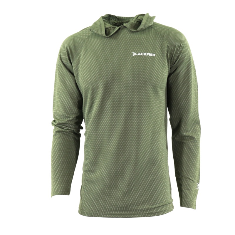 Blackfish UPF Angler Sun Shirts Mayfly (Hoodie) Small