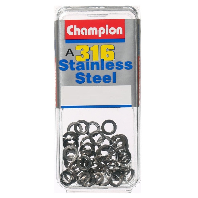Champion Stainless Steel 316 Spring Washers 10mm