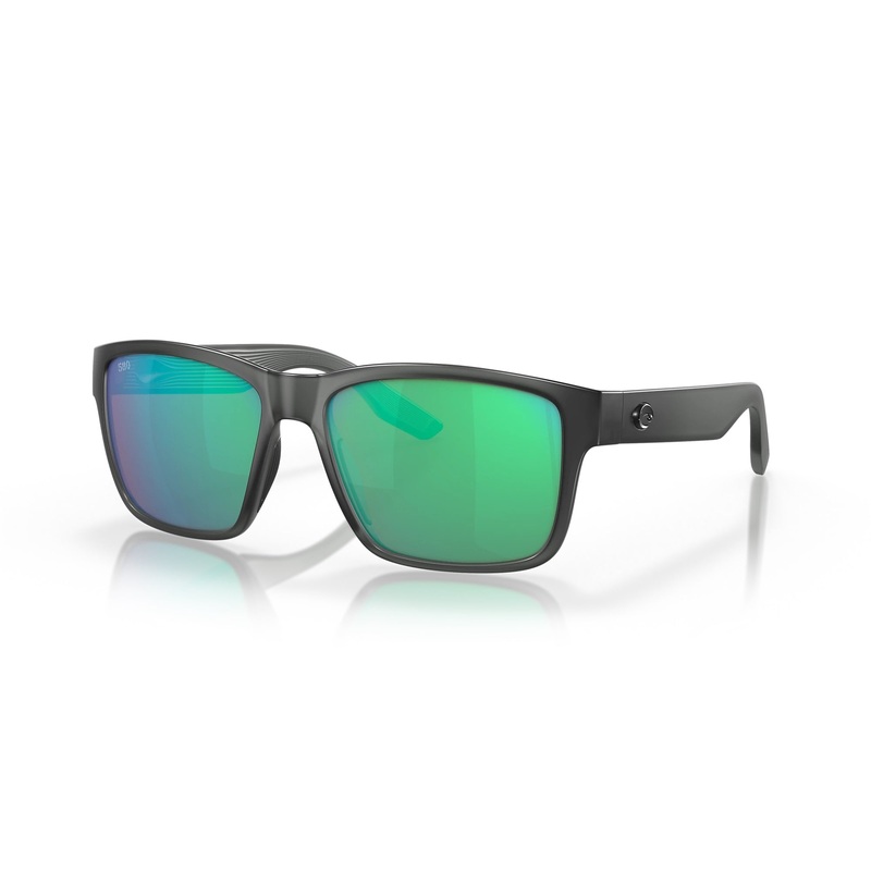 Costa 06S9049 90490457 Paunch Matte Smoke Crystal Frame Glass Green Mirror 580g Lens Polarised Sunglasses