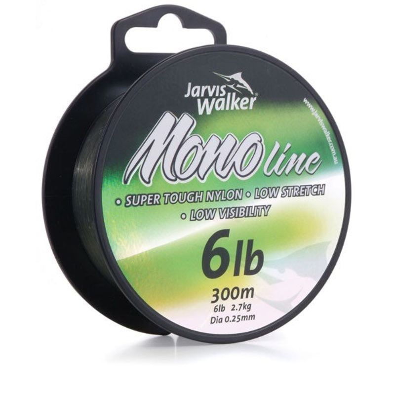 Jarvis Walker Monofilament Green Fishing Line 300m 12lb