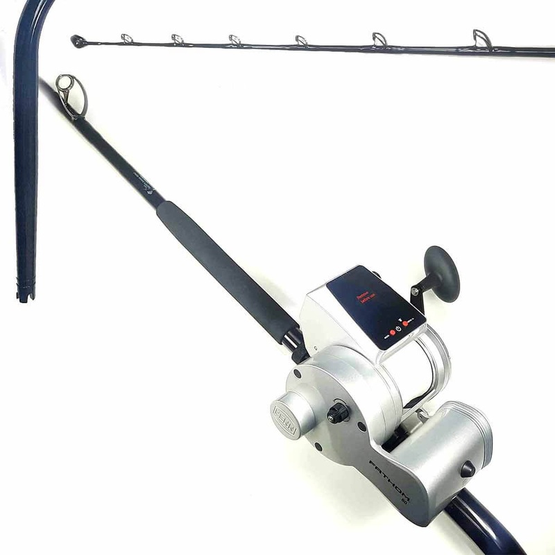 Penn Fathom 80 Electric Reel And Capt. Harry’s Sword 50 Rod Deep Drop Combo with Braid