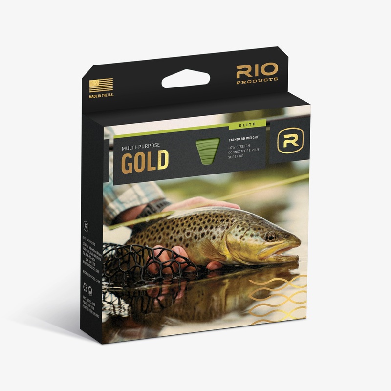 Rio Elite Gold Fly Line Moss/Gold/Gray WF4F