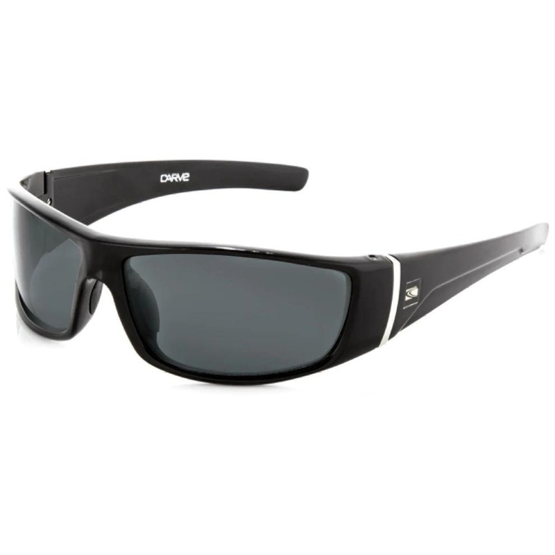 Carve DC Sunglasses Gloss Black Frame / Dark Grey Polarized Lens