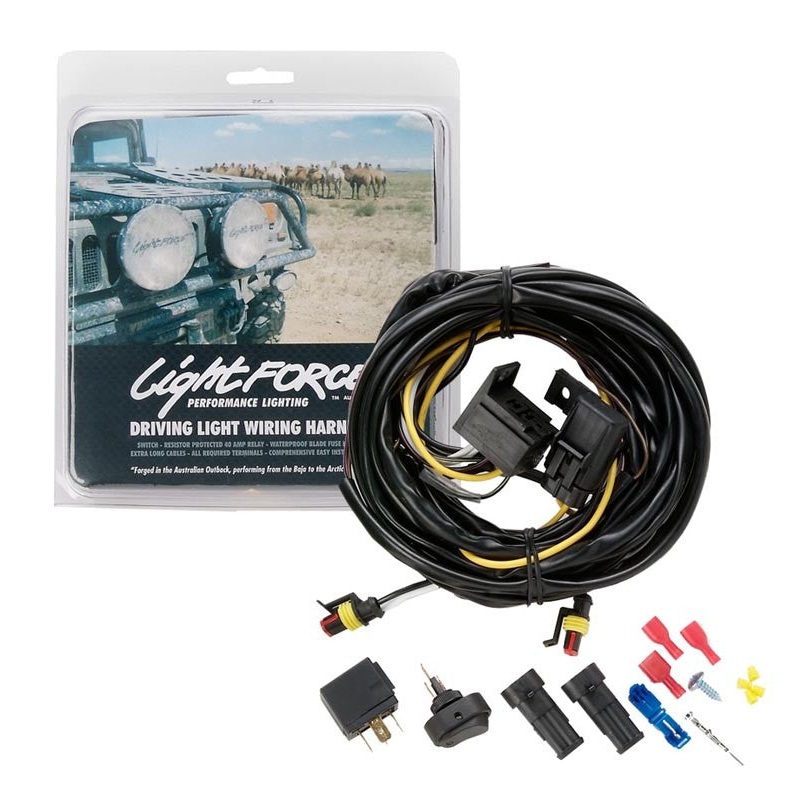 Lightforce Genuine Complete Driving Light Wiring Harness Kit 12V – LFDLH
